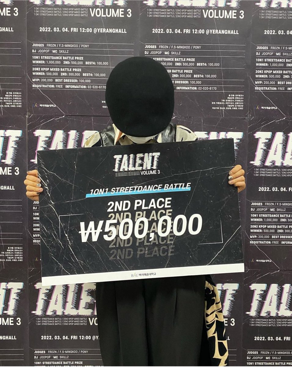 SGF_updates's tweet photo. NEWNION Simmon recently won 2nd place at Talent vol.3 1on1 street dance battle.

[TEAM WAYB] https://t.co/JryDnx06J2