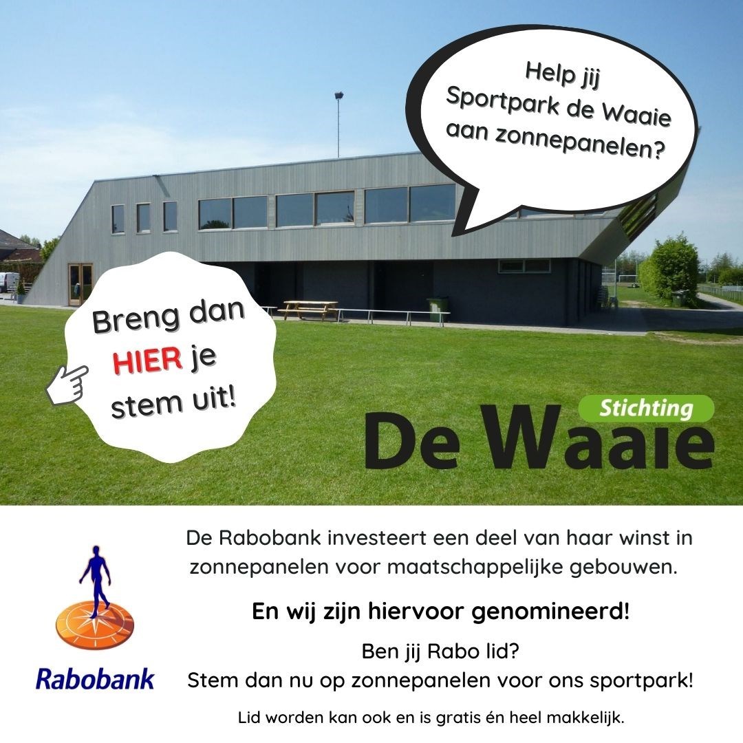 Stichting De Waaie verdient uw stem!! dlvr.it/SL5Z6q