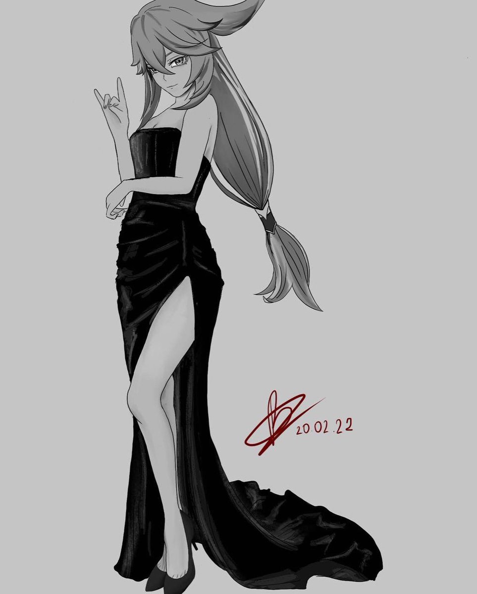 gowthersk's tweet photo. #ЯэМико #Yaemiko #genshinimpactfanart https://t.co/dNAElJzuz7