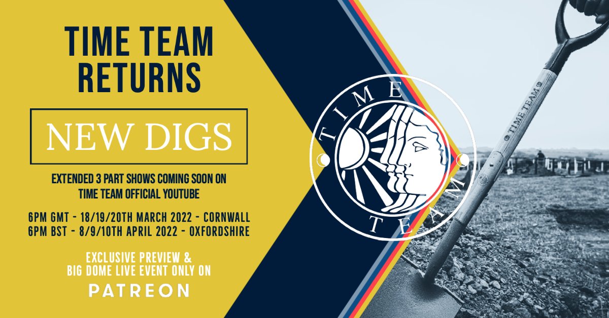 Time Team on Twitter "Tune in for two incredible threeday digs with