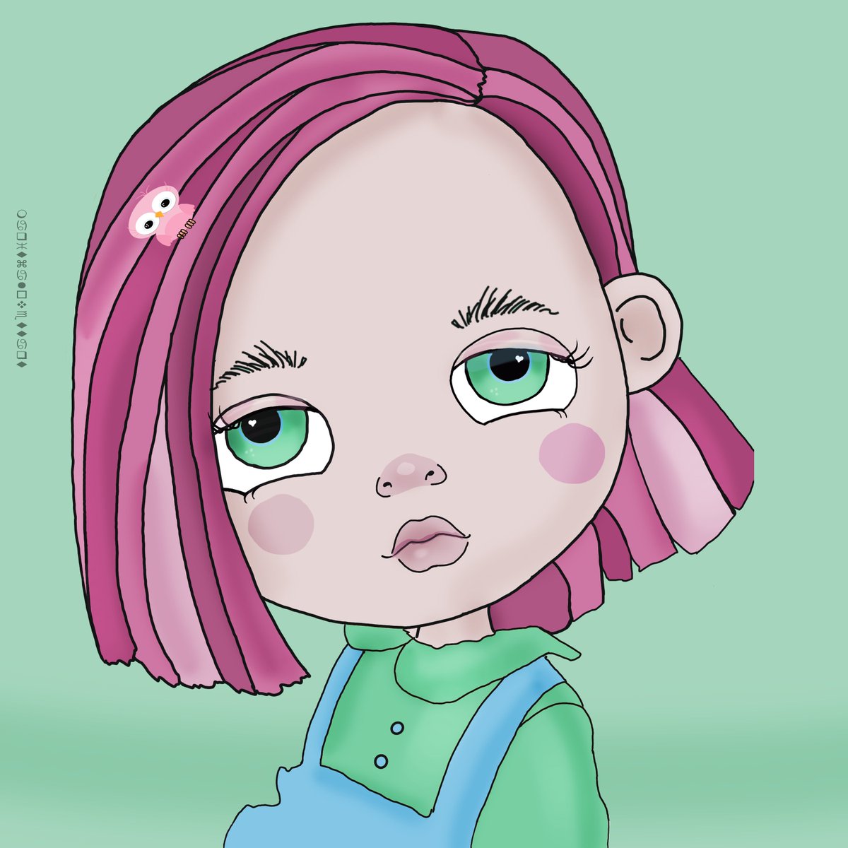 nanamarieartsy's tweet photo. This Beautiful Nana with Pink hair is ready to be adopted. https://t.co/zI6u4zM1Ha #NFTCommunity  #NFTCommunity #nftkids #nanamarieartsy #NFTartist #NFTprocreate https://t.co/QeW8Bm1bFR