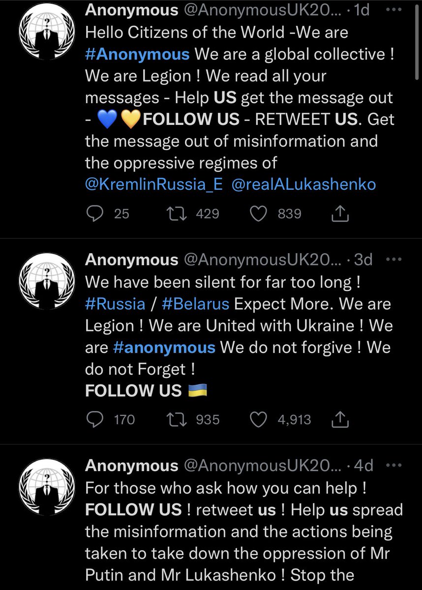 YourAnonAlerts's tweet photo. Be aware 🚨 
If you see Anon accounts asking for followers, they are most likely to disappoint you with their garbage content and trying to take advantage of Anon name.
#OpFakeAnons https://t.co/MLGp71Bksk