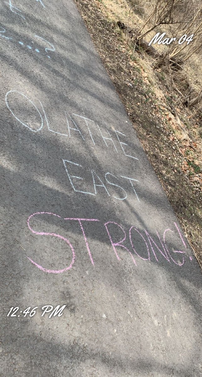 sharpjayhawk's tweet photo. Absolutely gutted. Cannot believe I have to stand by and watch Olathe East go through the active shooter protocol. When will enough be enough? https://t.co/9sSLLJ2Gg9