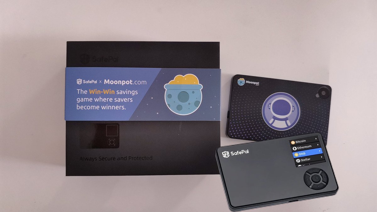 Which cadets want a <a href="/safepal/"></a> hardware wallet in <a href="/moonpotdotcom/">Moonpot</a> style for their journey into the @ziggyverse.
I'm giving away 3 promo codes for limited edition wallets. 
How can you get one?

Follow 
<a href="/AdVerteisa/">Ad Verteisa</a>
<a href="/moonpotdotcom/">Moonpot</a>
<a href="/moonpotziggy/">Captain Ziggy</a>
@ziggyverse 

Tag 3 Friends in comments