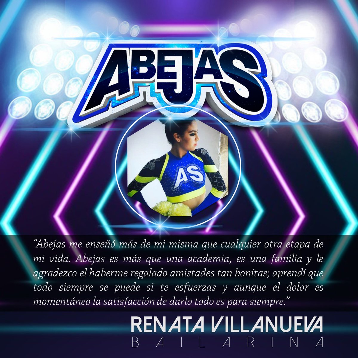 AbejasAllStars's tweet photo. RENATA nos comparte un poquito de ella siendo ABEJA! 💙 https://t.co/PLAuJJ5rpD