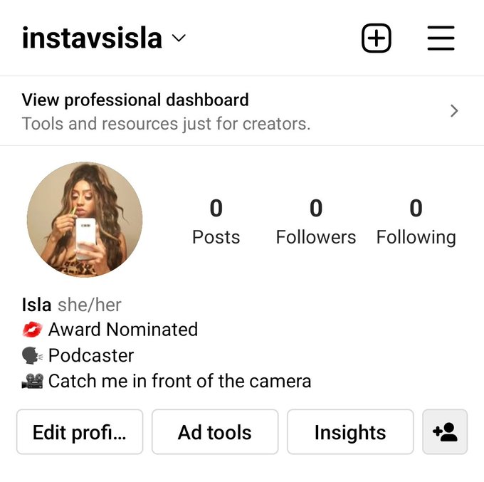 BRAND NEW INSTA ACCOUNT ⏬️  Follow me on Insta @/InstaVsIsla  https://t.co/5ZWMSVy6ZF https://t.co/P<a href="/tag/mvsales"class="tags"><span>#mvsales</span></a>