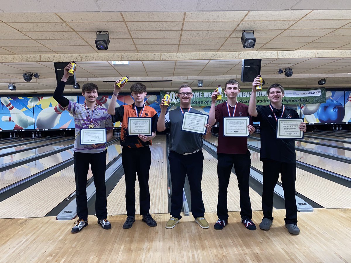 🎳 #OHSAA BOWLING: Congratulations to our Division II Boys All-Ohio First Team athletes!