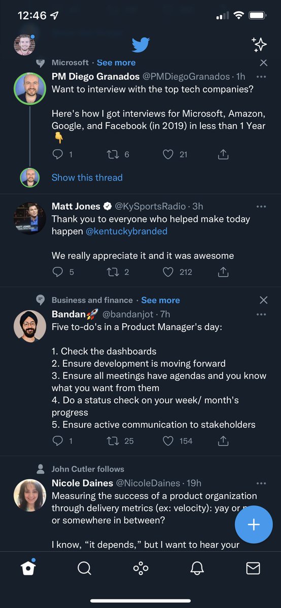 AaronColeSmith's tweet photo. ⁦I would love to get all of these Product Manager “Influencers” off my ⁦@Twitter⁩ feed — they are never helpful and just say the most generic crap https://t.co/vrJKoNtV4w