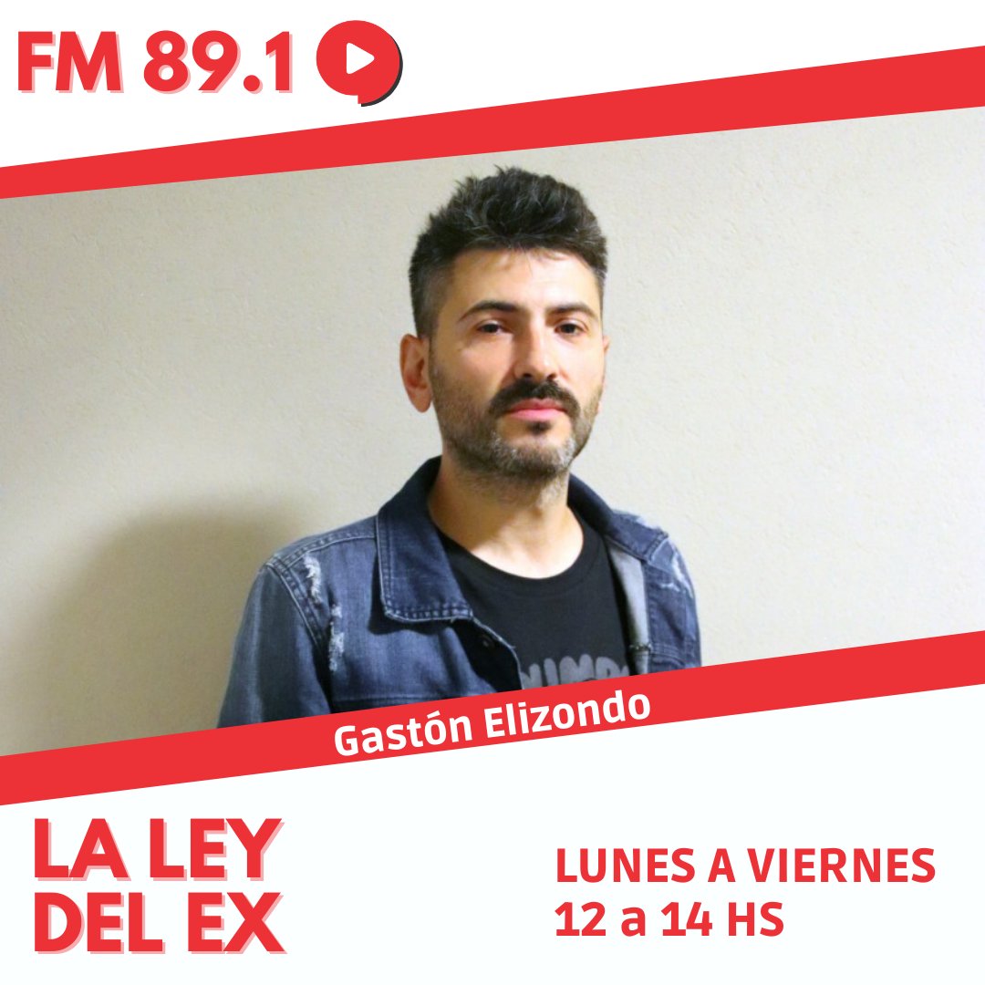 abchoyradio's tweet photo. LA LEY DEL EX
 
Un clásico del mediodía en la 89.1. Gastón Elizondo y La ley del ex a partir del próximo lunes 7🎙️

@laleydelex
 
📅Lunes a viernes
🕛12 a 14 hs
📻Sintonizá la 89.1 https://t.co/2hlDahcc6N