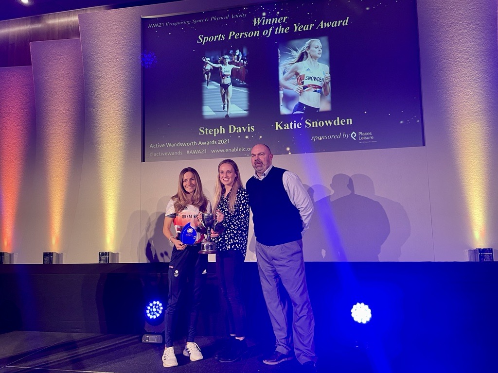 Enable Active (@enableactive) on Twitter photo The final award of the evening, Sports Person of the Year, goes to two brilliant sports women <a href="/davissteph26/">Stephanie Davis</a> and <a href="/katiesnowden13/">Katie Snowden</a>! A massive congratulations to you both 💜 #AWA21 The final award of the evening, Sports Person of the Year, goes to two brilliant sports women <a href="/davissteph26/">Stephanie Davis</a> and <a href="/katiesnowden13/">Katie Snowden</a>! A massive congratulations to you both 💜 #AWA21
