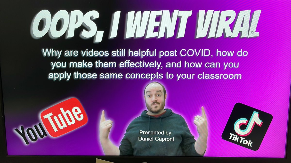 Are you going to SWOCTM tomorrow? If so, make sure to check my session out at 9am. I did a deep dive into what makes a YouTube video successful and now we will see how those same tips can transform your classroom! #teacher <a href="/swoctm1/">Southwest OCTM</a> #motbs #edutwitter