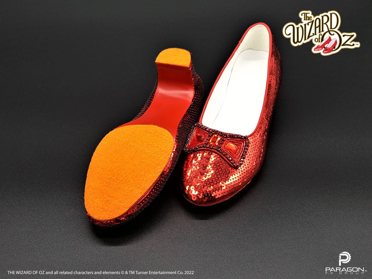 paragonfxgroup's tweet photo. Wizard of Oz trivia for you: Orange felt was added to the bottom of Dorothy's Ruby Slippers to mute the sound as she skipped down the yellow brick road. Cool, right?!

https://t.co/vf8lKJriAm
#thewizardofoz #wizardofoz #wereofftoseethewizard #theresnoplacelikehome #paragonfxgroup https://t.co/23djUWZClh