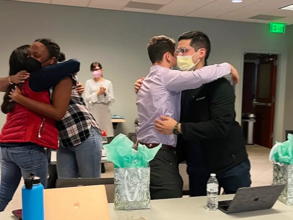 Emory Neurology Residency (@emoryneurology) on Twitter photo We are so excited to announce our new chief residents for 2022-2023!!
Congrats to <a href="/Oga_DoctorBlue/">The Medical M.A.B.</a>, <a href="/VizcarraJA/">Joaquin Vizcarra</a> and <a href="/SitaraKoneru/">Sitara Koneru, MD</a>!!🌟
And a huge thanks to our outgoing chiefs <a href="/AndyF_MD/">Drew Ferguson</a> <a href="/DrIsaiahRolle/">Isaiah Rolle, DO, PhD</a> and Monique Anderson for all their hard work this past year! We are so excited to announce our new chief residents for 2022-2023!!
Congrats to <a href="/Oga_DoctorBlue/">The Medical M.A.B.</a>, <a href="/VizcarraJA/">Joaquin Vizcarra</a> and <a href="/SitaraKoneru/">Sitara Koneru, MD</a>!!🌟
And a huge thanks to our outgoing chiefs <a href="/AndyF_MD/">Drew Ferguson</a> <a href="/DrIsaiahRolle/">Isaiah Rolle, DO, PhD</a> and Monique Anderson for all their hard work this past year!
