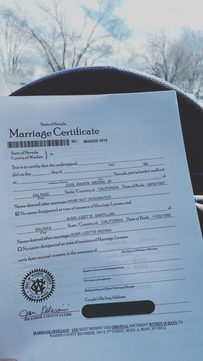 One more step!! 🥰🥰🥰🥰 #marriagelicense #reno #nevada