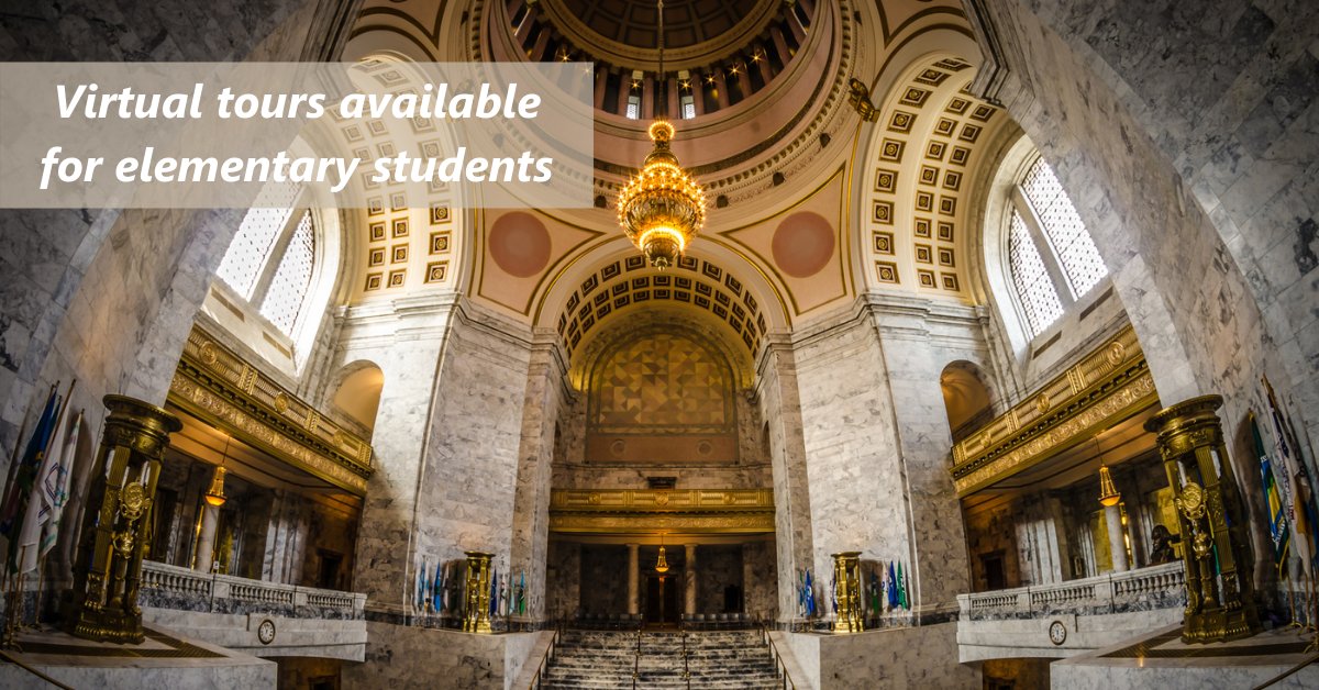 WaStateDES's tweet photo. Tell a teacher! 📣 Guided virtual tours of the #CapitolCampus are available for elementary school students. https://t.co/xCr7GPpVaf #WaStateCapitol #CapitolTour @wscss @waOSPI https://t.co/HyWZ6NtiSh