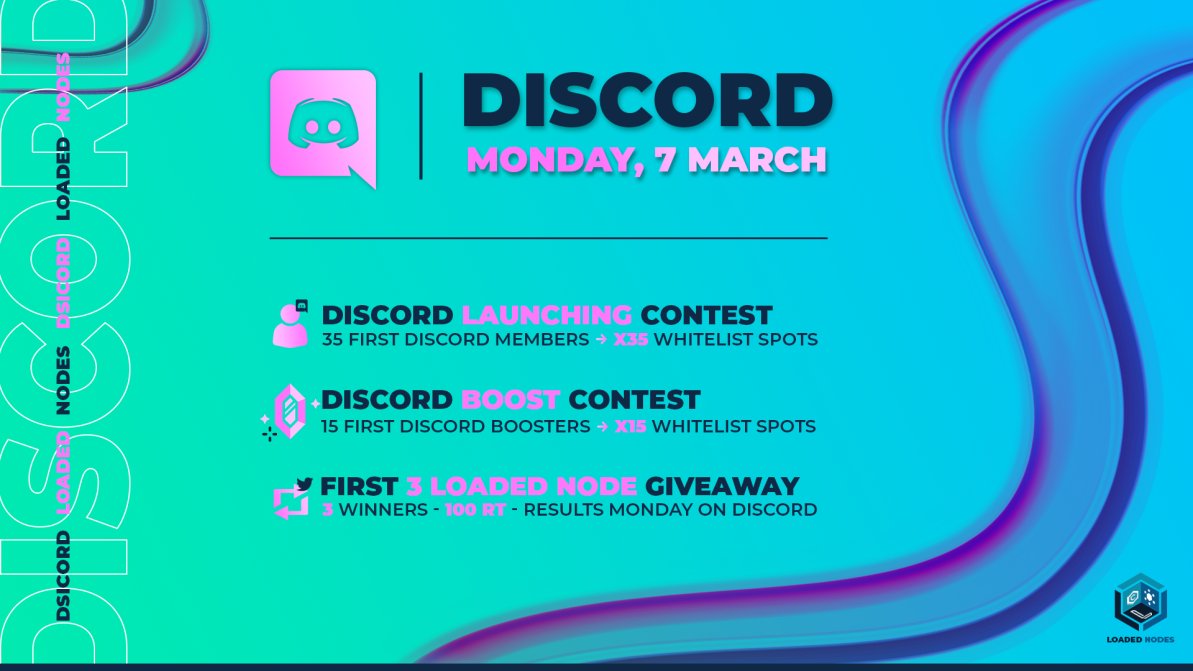 🚀 These last 48 hours have been wild !🚀

To thank you and celebrate the Loaded Nodes Discord launch, we are giving away 50x Whitelist Spots

🎁First Nodes #Giveaway at 100 RTs on this post !🎁

 #crofam #CRONOS #LoadedNodes
#Whitelist #Giveaways #CRO #NodeLife

🔽How to enter🔽