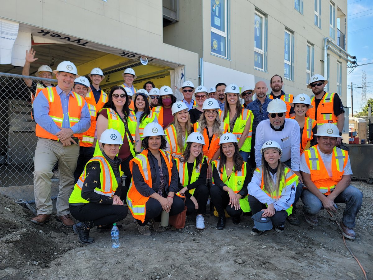 Howard_CDM's tweet photo. Construction on the Watts Works affordable housing community is almost complete! To celebrate, we brought the team out to the site for a day of tours, tacos and team bonding. https://t.co/hg3fzqVRaW