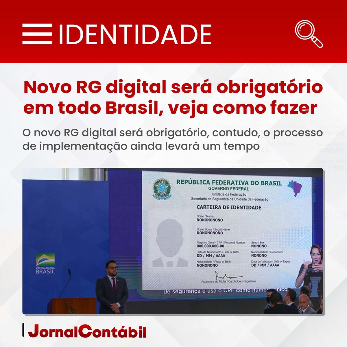 jornalcontabil_'s tweet photo. Leia a matéria completa no site Jornal Contábil:
https://t.co/c9HG7LpAN6
#jornalcontabil #identidade #rgdigital #governofederal #brasil https://t.co/1uigB7nXgJ