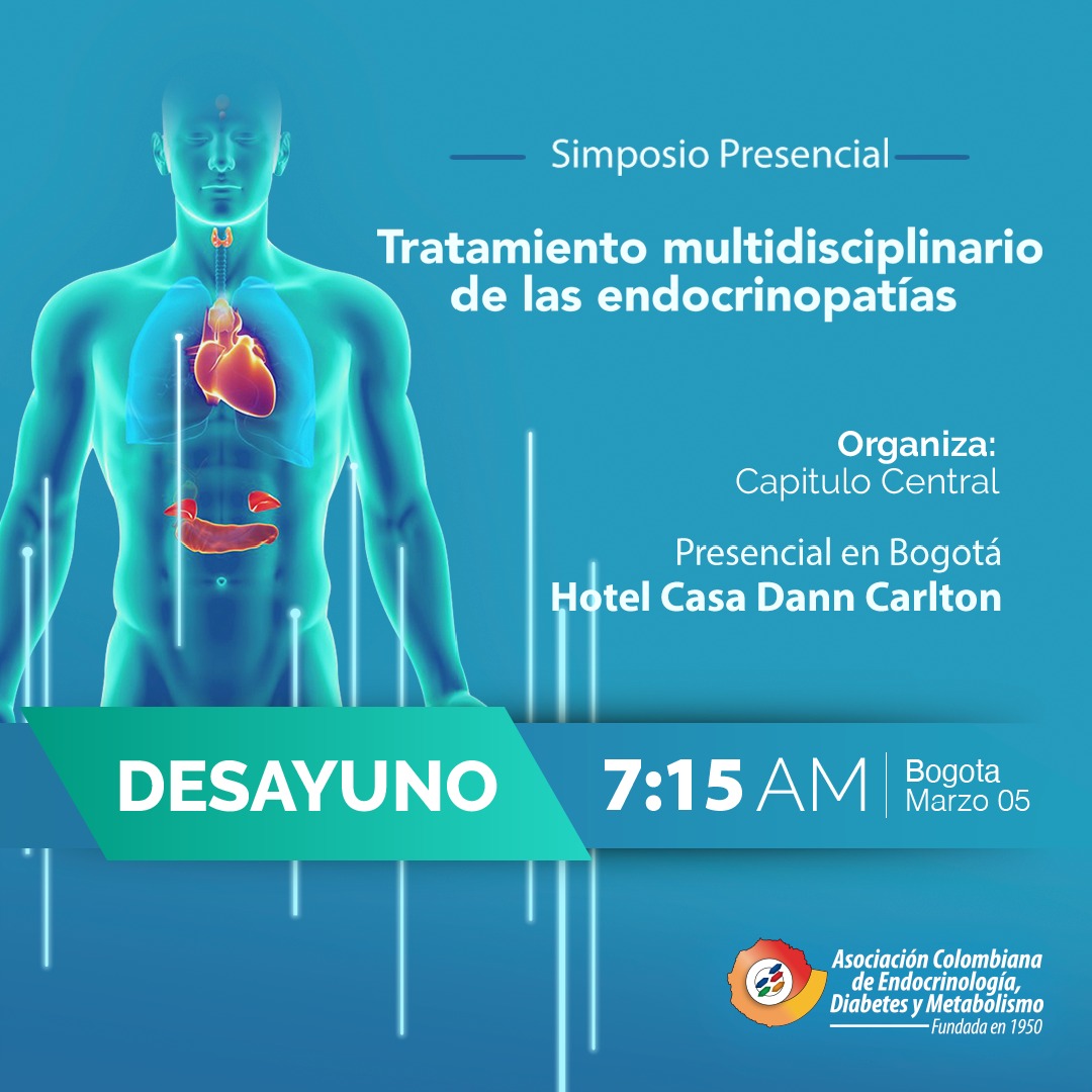 ENDOCRINO_COL's tweet photo. Asista al desayuno en el marco del Simposio Presencial Tratamiento multidisciplinario de las endocrinopatías. Inscríbase gratuitamente a este evento en el siguiente enlace: https://t.co/8RNZgLtgfy https://t.co/38wH9cdDT6