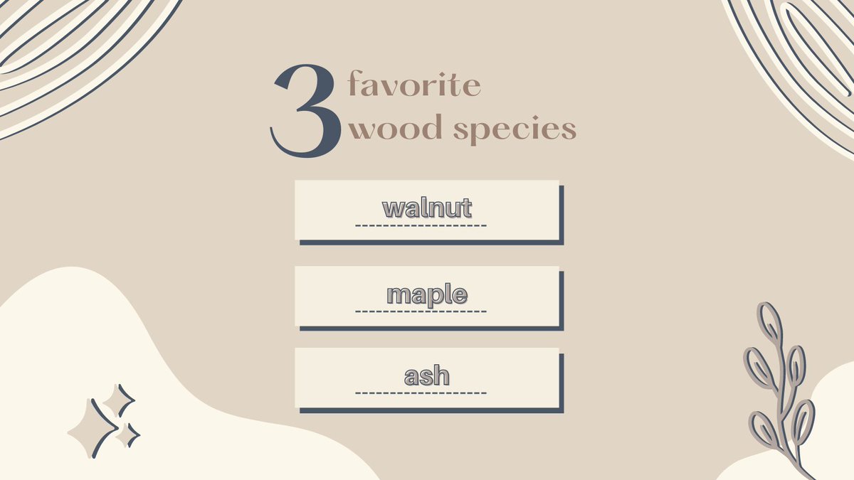 TheSociableHome's tweet photo. Day 4 - 3 Things
Walnut is our favorite #woodspecies because of beautiful grains and deep color. It blends well with other hardwoods too, like maple and ash. Which one is your favorite?
#MarchMeetTheMaker #woodspecies #walnutwood #walnutlumber #lumber #mapleandash #hardwood #nc https://t.co/DnKaIUluHf