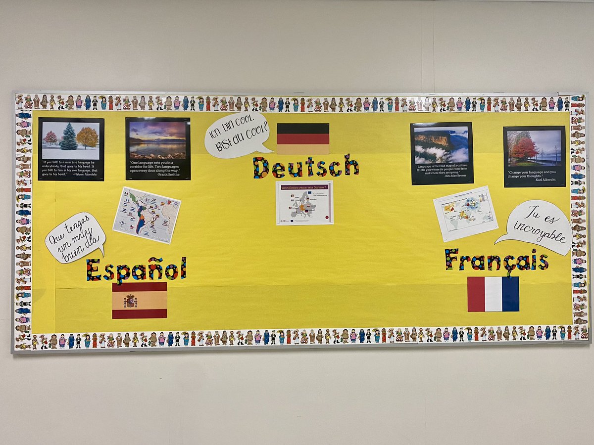 Decorating for WL week! The theme: Celebrate humanity through language!  Thanks to <a href="/KatterElise/">Elise Katter</a> <a href="/MaestraMatej/">Srta. Matej</a> <a href="/MaestraHuerta/">Susana Huerta Baird</a> @jenna_moller &amp; Mr. Cramer for your help &amp; wonderful ideas! <a href="/ErinDeLuga/">erin</a> <a href="/GalltKelley/">Dr. Kelley Gallt</a> <a href="/AshleyWeltler/">Ashley Weltler</a>