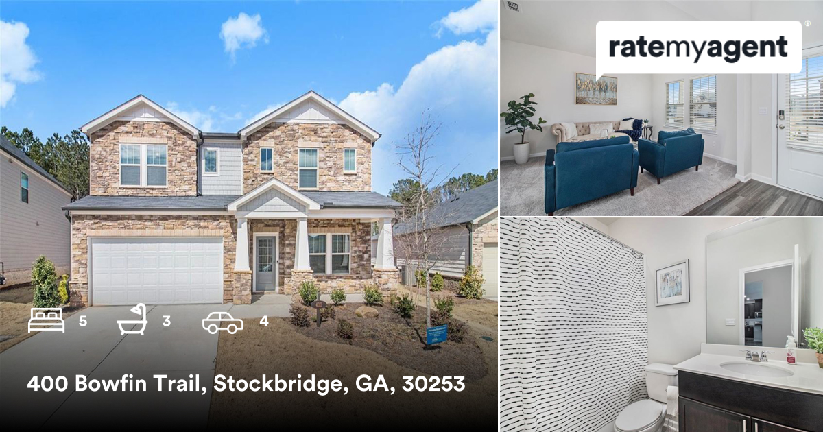 5 🛏 3 🛀 4 🚘
📍 400 Bowfin Trail, Stockbridge, GA, 30253

My latest listing on #ratemyagent
rma.reviews/C2IIcuisiPO6