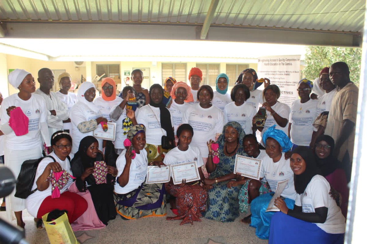 GranteIna's tweet photo. IDRC funded project CHE being implemented at Mobse, trained 26 home science and home economics teachers from the Upper and senior secondary schools in region 1 to end period poverty and be as well aware about menstrual hygiene management. The training was facilitated by Girlsprid https://t.co/IppdfEelOu