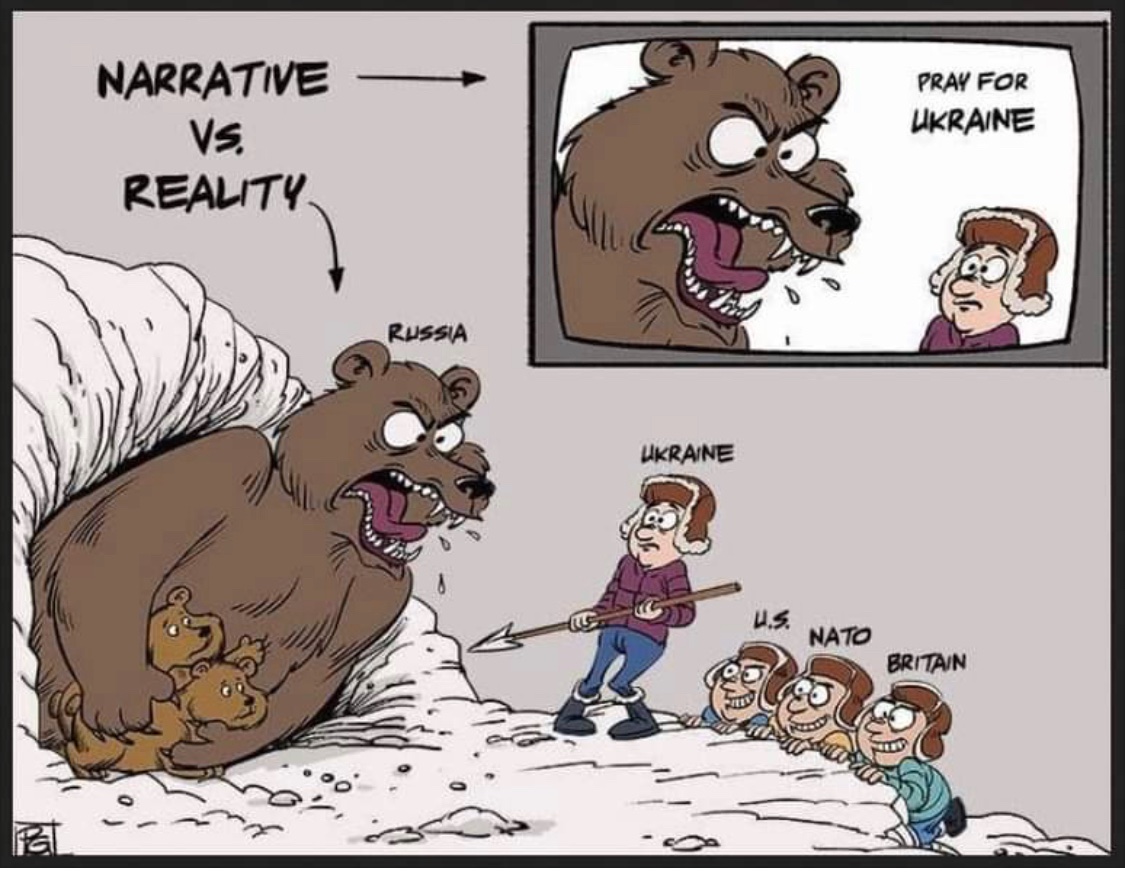 AlanMyron's tweet photo. Best meme explaining what is going on Ukraine https://t.co/gbHeQ3mUYV