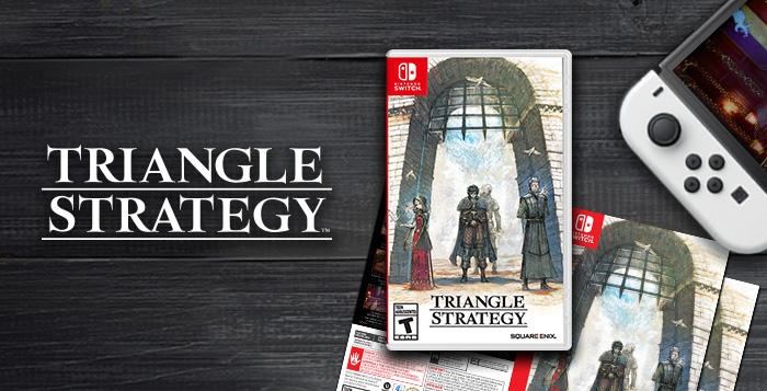 Wario64's tweet photo. Printable - TRIANGLE STRATEGY alternative box art is 30 Platinum Points on My Nintendo https://t.co/URuOasQl0y https://t.co/zaWdFVpt1P