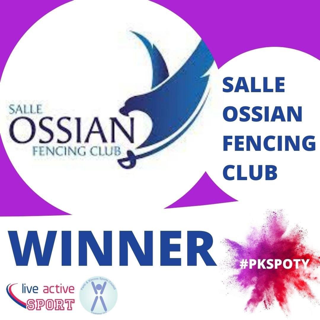 Humbled to be recognised by Perth and Kinross and Sportscotland for our community work.