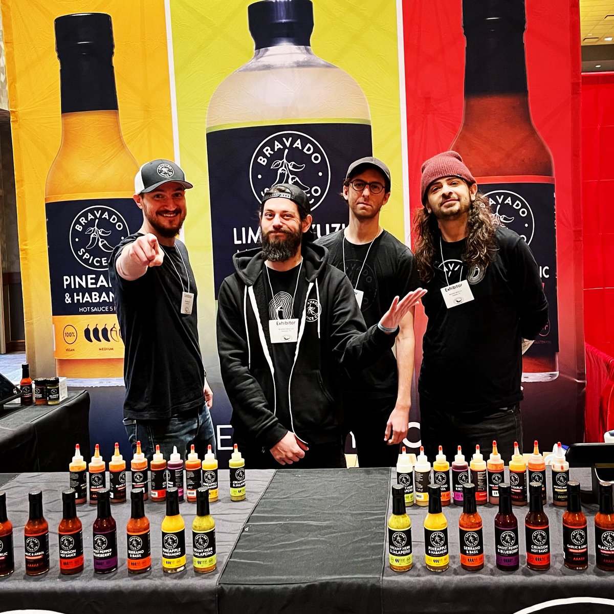 We’re set up and ready to rock and roll at the <a href="/FieryFoodsShow/">Fiery Foods Show</a>. 🔥#TeamBravado #BravadoSpice #NewMexico