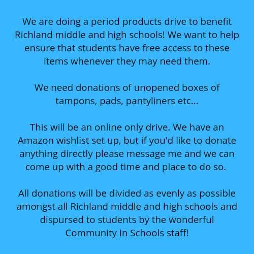 NerdsWCoffee's tweet photo. Hey all! In between colds and tech issues, it's been a bit quiet. In the interim, we're doing to benefit Richland middle and high school students! Wishlist link below! Everything helps!

#podcast #community
#Donation #nerds #support
#studentlife

https://t.co/oZxSnnOj98 https://t.co/5rV7N85eWN