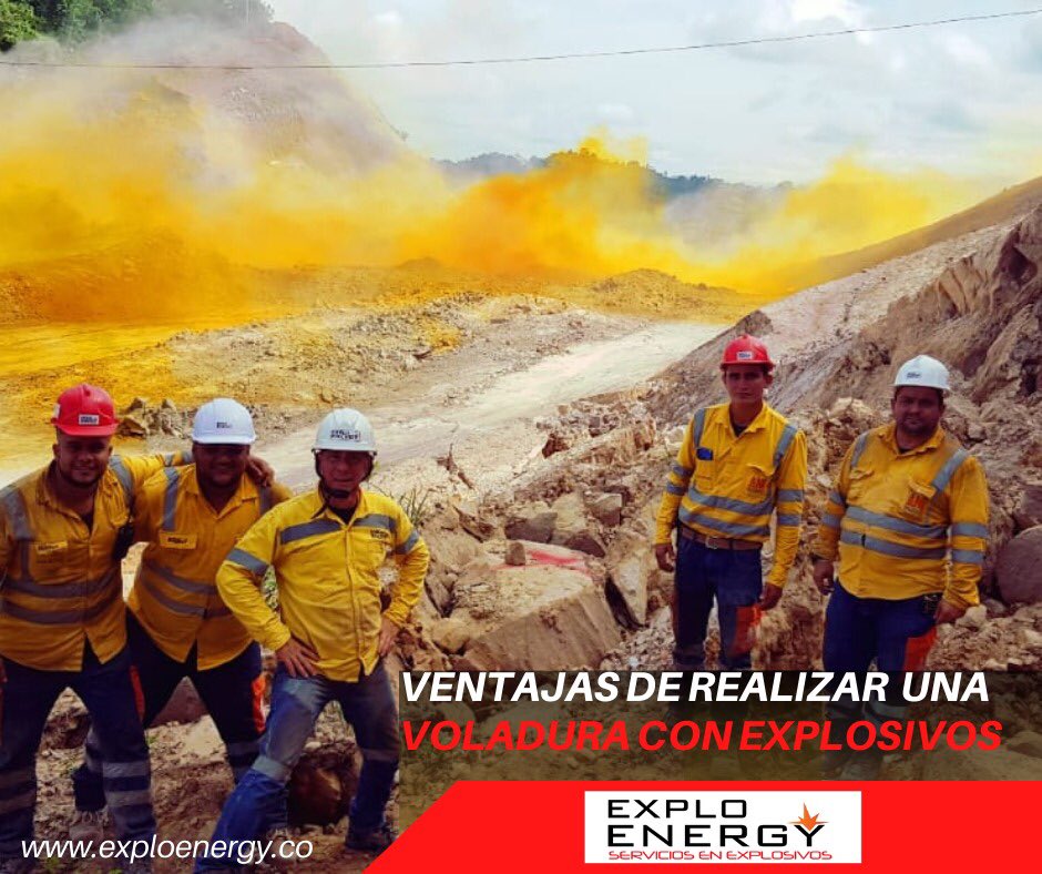 exploenergy's tweet image. En exploenergy tenemos más de 10 Años realizando voladuras de todo tipo, brindándoles soluciones a nuestros clientes. 🇨🇴

Estas son las ventajas de realizar voladuras con explosivos.🧨💥
 
Cotice su servicio con nosotros! 
exploenergy.co