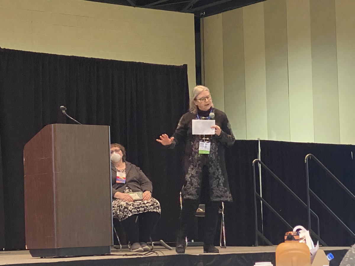 VogelWendi's tweet photo. The barriers of not teaching science K-5 are NOT on the Ts. This is a systematic issue. It must be a priority. Nancy Karre sharing the realities and the barriers and then offering up what children can do, not what they can’t. #MSTA2022 #BrillianceAndStrenghts @CerealCitySci https://t.co/v3i96CUSVI