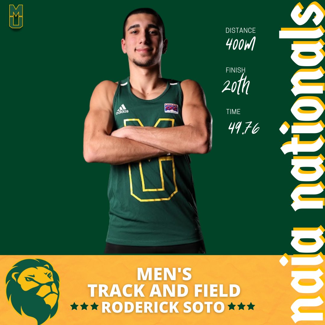 CoreyMehl's tweet photo. Double tap to show some love to our guy Soto as a NAIA NATIONAL QUALIFIER he placed 20th today as a freshman! #NomahNation #history #legend https://t.co/KM96aG7aew