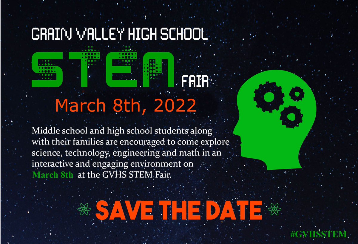 GVSouthMiddle's tweet photo. Make sure to mark your calendar for the STEM fair next week! https://t.co/zfy01zbZNZ