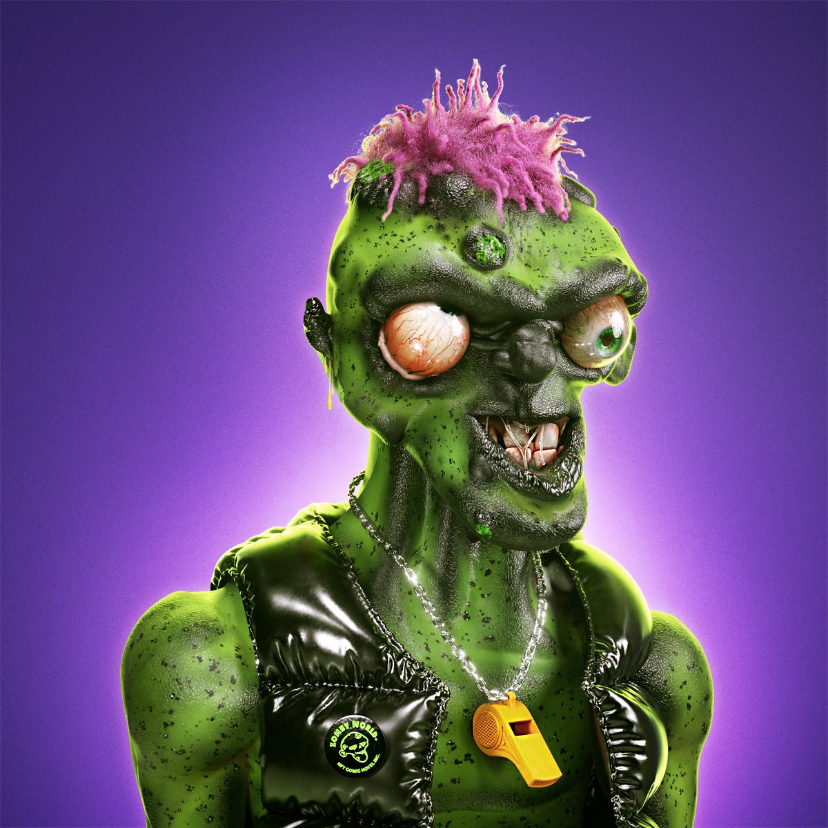 ZombyWorld's tweet photo. Whistling down the corridor

Something Fast. Dangerous.

But with STYLE. 

Always stylish but dangerous

@ZombyWorld presents

THE WHISTLER

(We remind you that yes, we are a PFP ERC-721 collection. This our art.)

If you’re not in our discord by now. You should be #zombyworld https://t.co/S7Jo4PdMXN