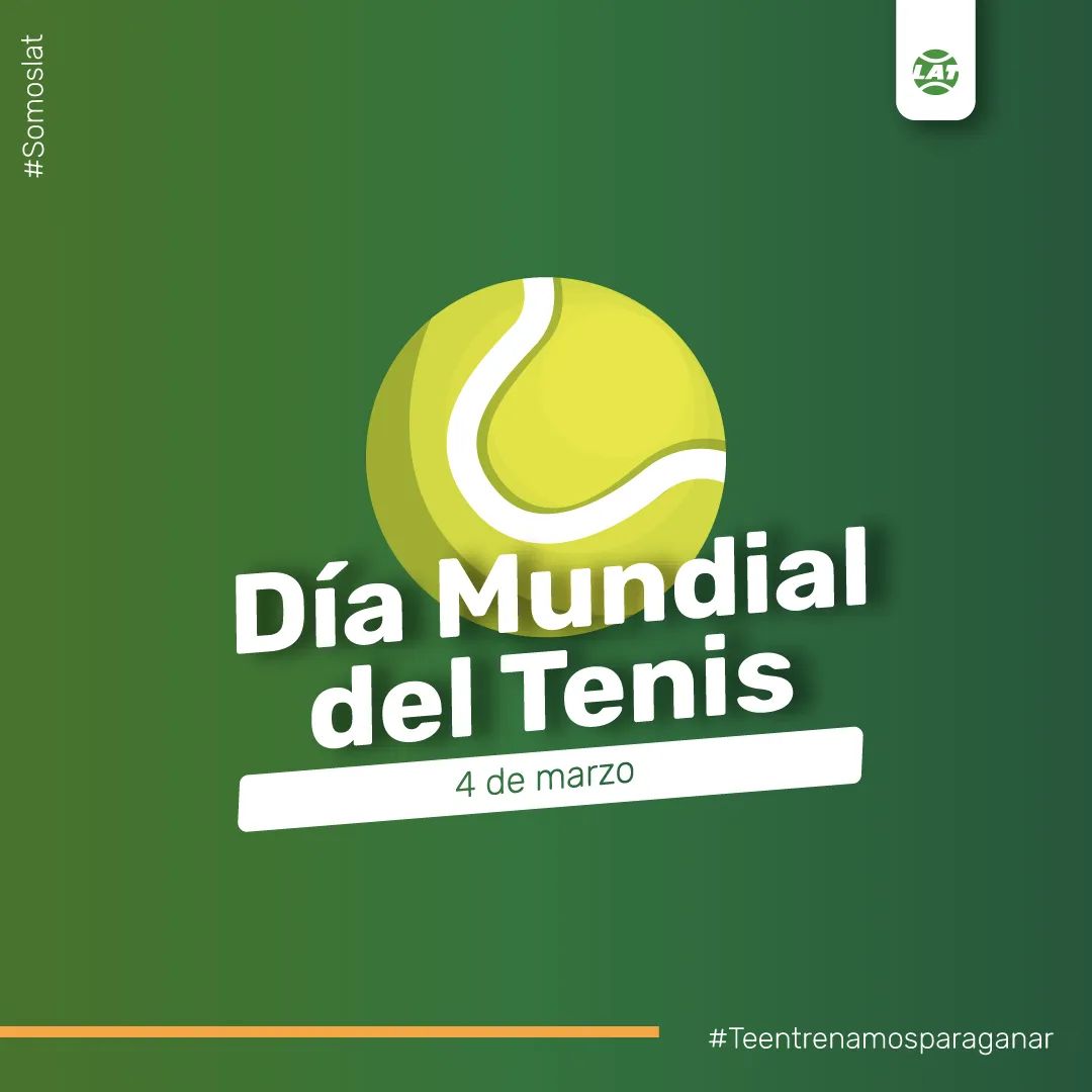 lattenis's tweet photo. #díamundialdeltenis🎾
Hoy es un día especial, es el día del deporte que nos mueve las fibras, nos apasiona y nos vuelve locos.
Feliz día del tenis a todos enamorados de este lindo deporte... 🎾 💚
#Lattenis #tenisdecampo #teentrenamosparaganar #díamundialdeltenis https://t.co/SeWH4MJgVs