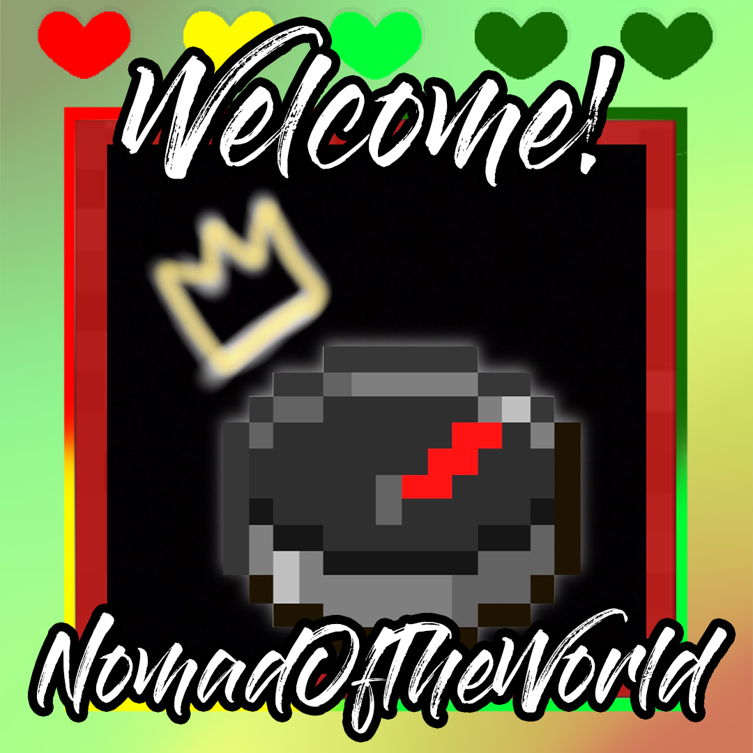 LifeLossMC's tweet photo. Will they be a nomad on the server? Or will they go against their own name and build a base? Only time will tell.
@Nomad0fTheWorld is coming to Life Loss! Watch them participate Saturday at 4PM EST! https://t.co/d5TgMphYsM