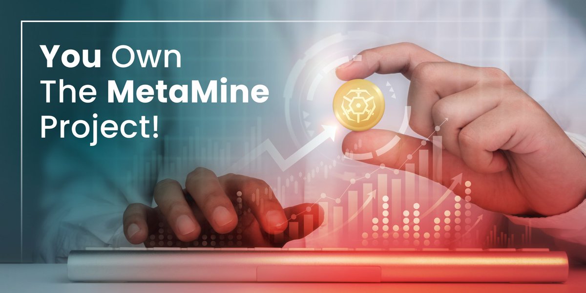 MetaMineToken's tweet photo. $MINE holders basically own the project, so their collective decisions will navigate how the funds are spent
The more #tokens and the longer they are held in the wallet, the greater the voter’s decision-making power!

Get $MINE now and join our community: https://t.co/UpEitQaxSU https://t.co/v7uBeeLJTL