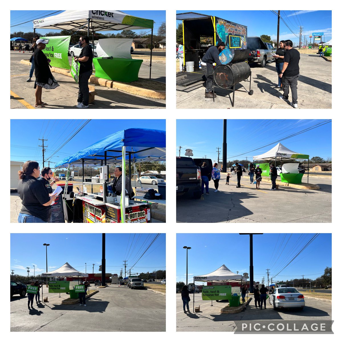 Ver0429's tweet photo. Cricket Ar pop-up event @ Walzem Food truck parking lot promoting our Free phones and $30 discounts! #cricketwireless#cricketnation#community#ACP#stx https://t.co/P0HlcUHIhl