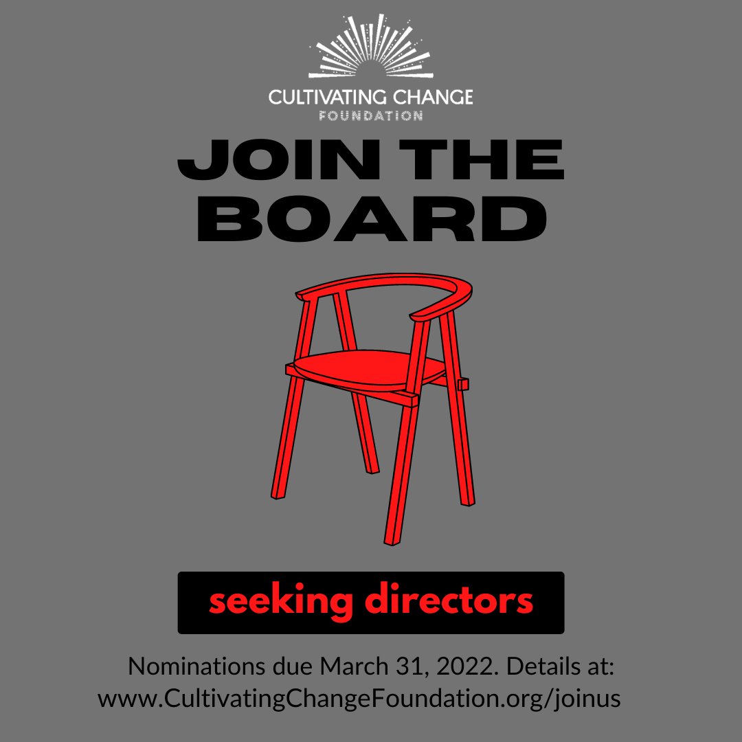 C_C_Foundation_'s tweet photo. Join us! We are seeking Board member nominations through 3/31. More info at https://t.co/75mct7tiGy https://t.co/rAJ1n3iFoX