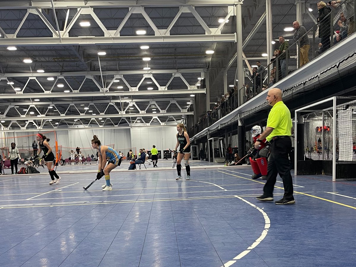 USAFieldHockey's tweet photo. Thank you, thank you to the 2022 U-16 Girls National Indoor Tournament, presented by @YOLOSportswear, umpires and technical staff! https://t.co/vHwuvshjNt