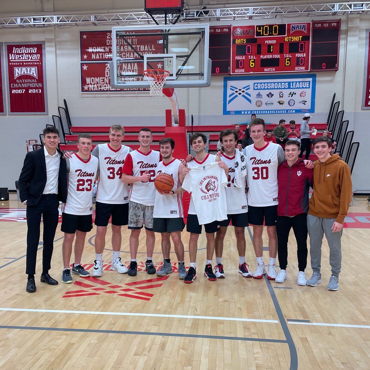Capping off #ManagerAppreciationWeek w/ a shoutout to two of the best to ever do it! They serve the program and they get it done on the hardwood! <a href="/connorvanfarowe/">Connor Van Farowe</a> and <a href="/CalebMuthiah/">Caleb Muthiah</a> brought home the intramural championship for the second straight year. #back2backchamps #iam3 #iam4