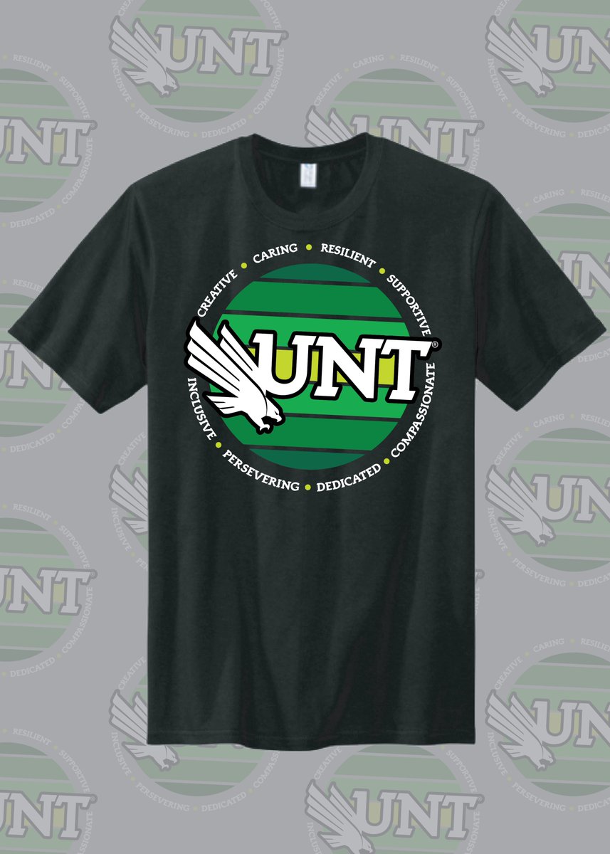 PDSPromo's tweet image. Happy UNT Staff Appreciation Month! UNT Staff Appreciation shirts are live and can be ordered through the link. Let's celebrate our UNT Staff! tinyurl.com/36rdjuha #UNT #gomeangreen