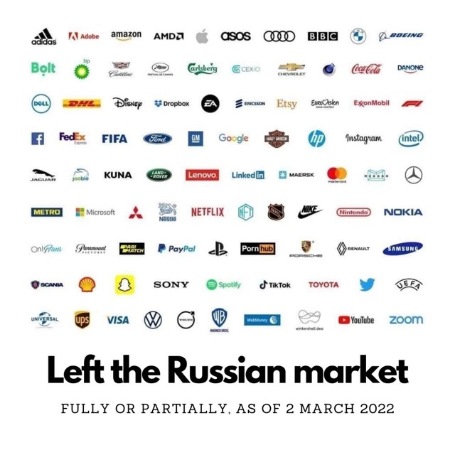 To My Travel Industry Partners, Colleagues and Friends,
Why are we not seeing the big hospitality brands that accommodate travelers in Russia here? #ukraine