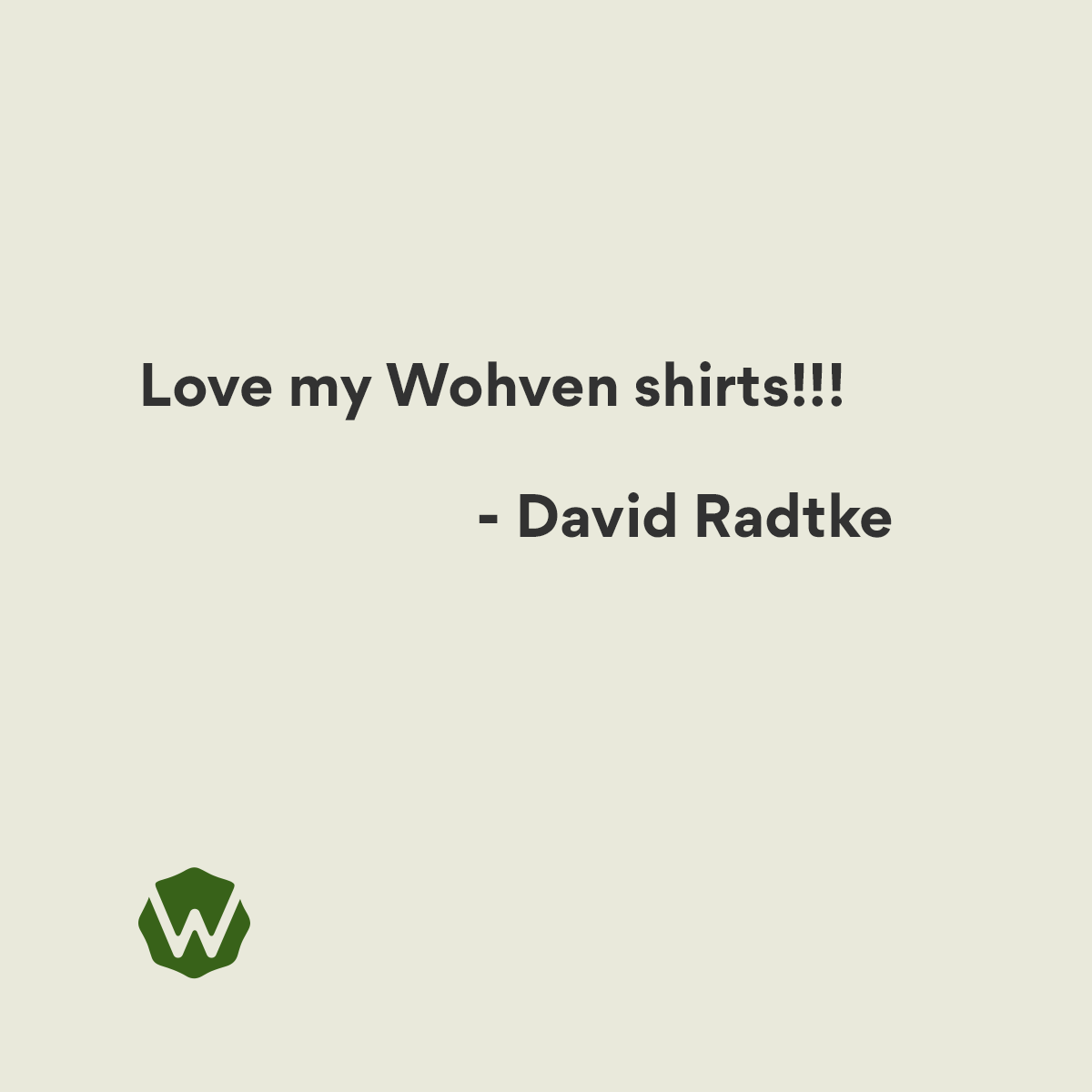 David, straight to the point.