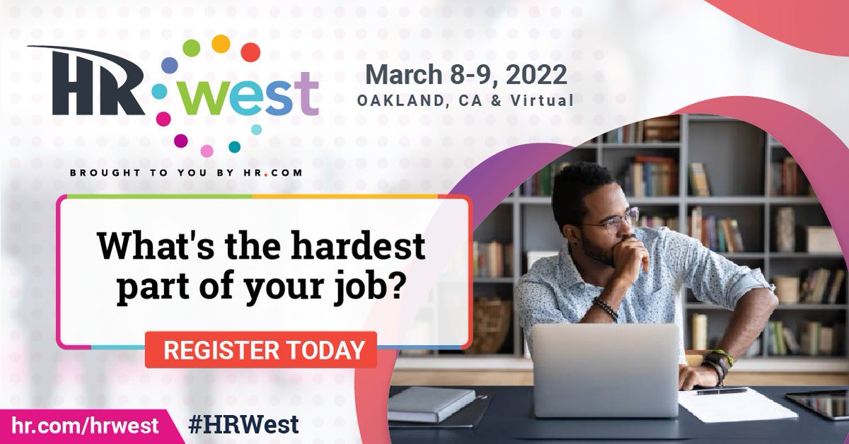 HRdotcom's tweet photo. Hey, HR Professionals in California. What's the hardest part of your job right now?
Join us next week for #HRWest in the SF Bay Area, on March 8-9 at the Oakland Marriott. Last chance to book your ticket now and save $200. https://t.co/QOdNq3dfDO
#HR #HRdotcom #california https://t.co/v2YN7JNKcN