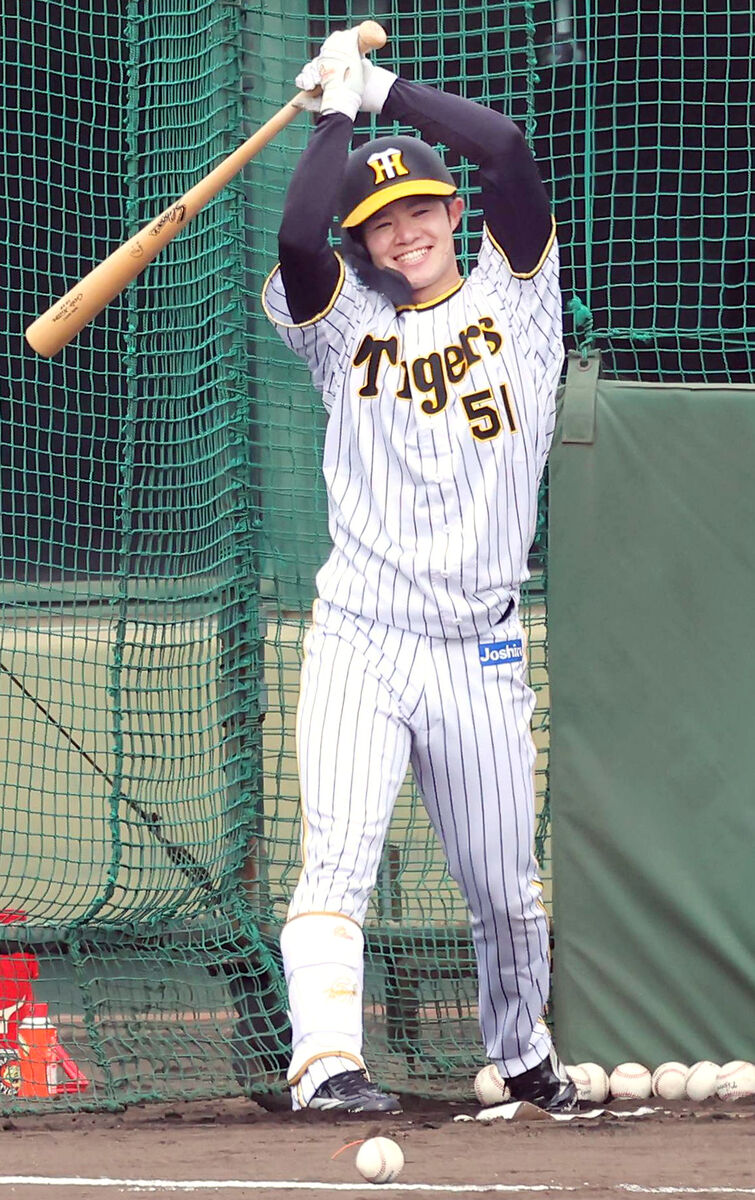 阪神 】中野拓夢内野手が2軍の練習に参加 ほぼフルメニューこなし「100