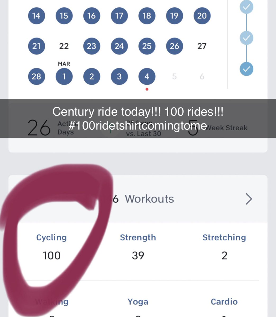 Amy_E_Green6's tweet image. Today’s workout included my 100th ride!!! (Century Ride!) I am loving this commitment to fitness; it’s helping me be my best for my family and my students! 🚴 #peleton #SendMeMyTshirt
